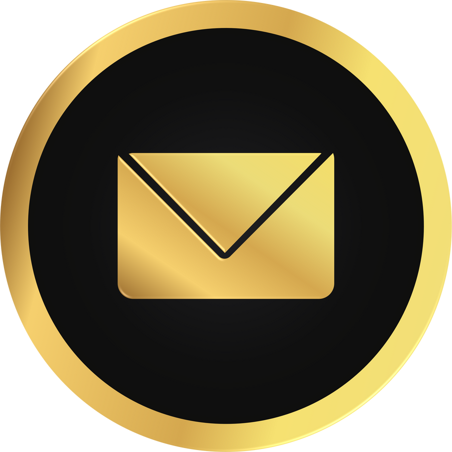 Gold Email Icon